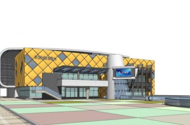SketchUp Cultural Model: Modern Multi-Story Theater Architecture-BIM WORLD