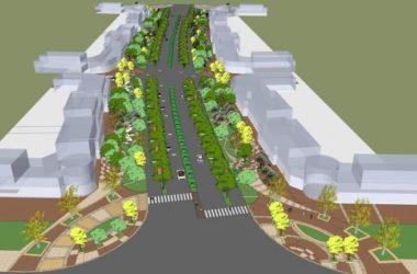 SketchUp Landscape Design: Streetscapes, Pedestrian Walkways, Roadside Greenery, Street Lamps, and Road Views-BIM WORLD
