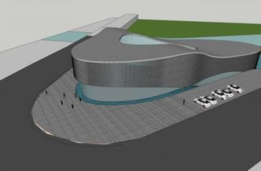 SketchUp Cultural Model: Modern Multi-Story Museum and Exhibition Hall Design-BIM WORLD