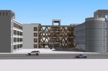 Modern Multi-Story School Campus and Educational Building in SketchUp-BIM WORLD