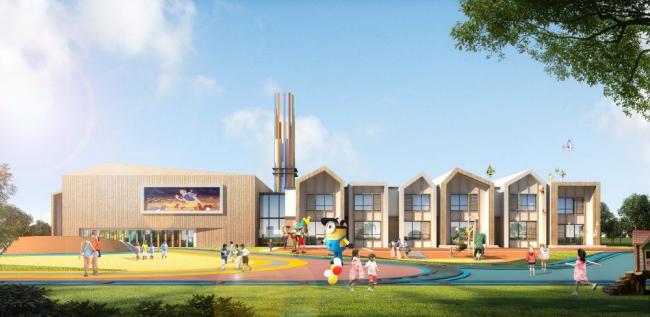 Modern Kindergarten Design: A SketchUp School Model for Educational Architecture