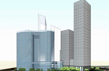 Modern High-Rise Office Building Model in SketchUp-BIM WORLD