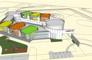 Modern Multi-Story Kindergarten: A Cultural, Educational, and Health-Focused Architectural Design in SketchUp-BIM WORLD