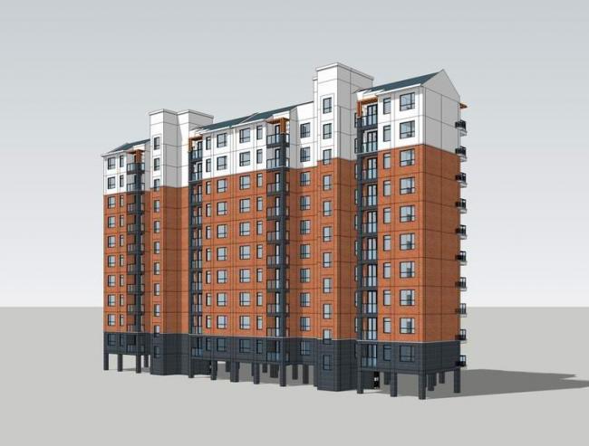 SketchUp Residential Models: High-Rise Buildings and Modern Chinese Style Homes