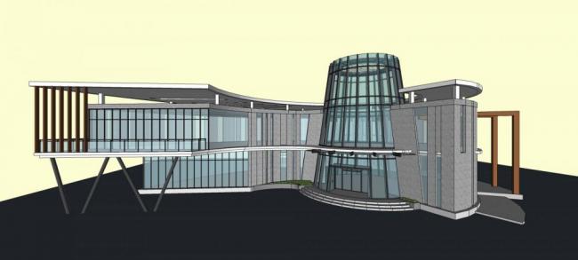 SketchUp Business Model: Designing Modern Clubhouses and Commercial Buildings