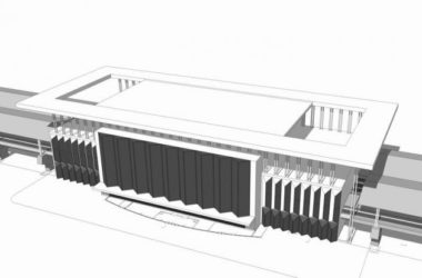 SketchUp Design of Station Road Bridge | Modern High-Speed Rail Station-BIM WORLD