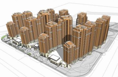 SketchUp Model of a Neoclassical High-Rise Residential Building with Red Brick and Ground-Floor Retail-BIM WORLD