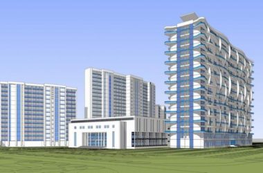 SketchUp Office Model: Modern High-Rise Office Building, Courthouse, and Residential Design-BIM WORLD