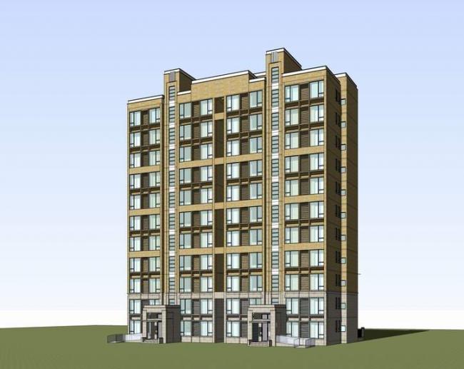 Modern Mid- to High-Rise Residential Architecture in SketchUp