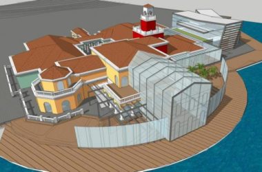 SketchUp Business Model: Jiulongshan Yacht Club Public Building Featuring Spanish and European Commercial Architecture-BIM WORLD