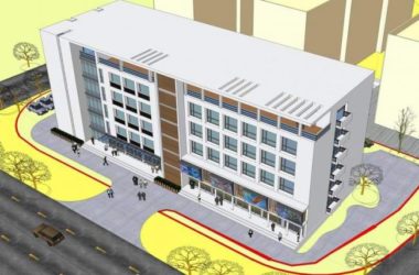 Modern Low-Rise Office Building Model in SketchUp | Small Contemporary Workspace Design-BIM WORLD
