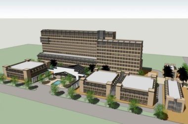 Modern High-Rise Hotel and Office Building Model in SketchUp-BIM WORLD
