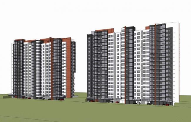 Modern High-Rise Residential Building Models in SketchUp