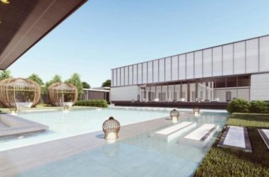 SketchUp Business Model: Multi-Story Clubhouse and Modern Commercial Building Design-BIM WORLD