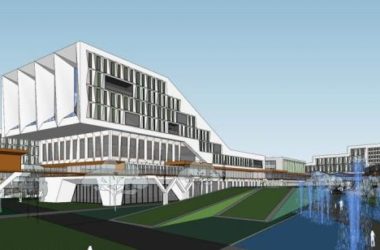 Modern Multi-Story Office and Industrial Park Model in a Technology Park – SketchUp Design-BIM WORLD