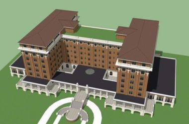 SketchUp Model of Cape May Hotel, New Jersey | Multi-Story European Classical Style with Work Plans-BIM WORLD