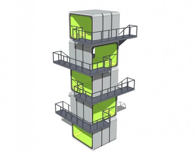 Material Modeling in SketchUp for Container Architecture