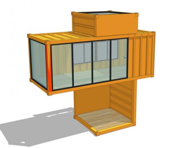 Exploring Material Models in SketchUp for Container Architecture