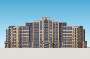 SketchUp Residential Model: Multi-Story Neoclassical European-Style Home-BIM WORLD