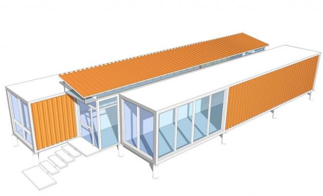 Exploring Material Models in SketchUp for Container Architecture