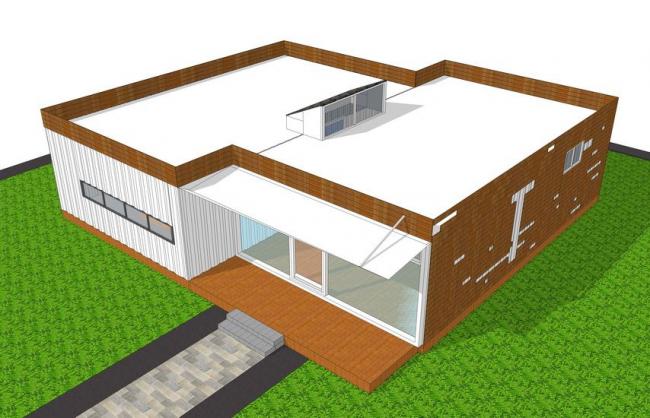 Exploring SketchUp Materials for Container Architecture Design