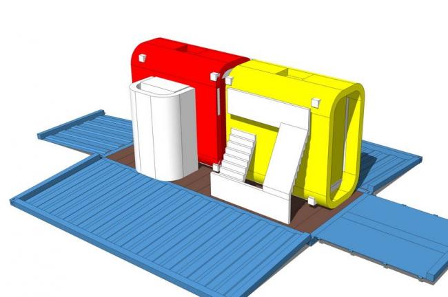 Exploring Material Models in SketchUp for Container Architecture