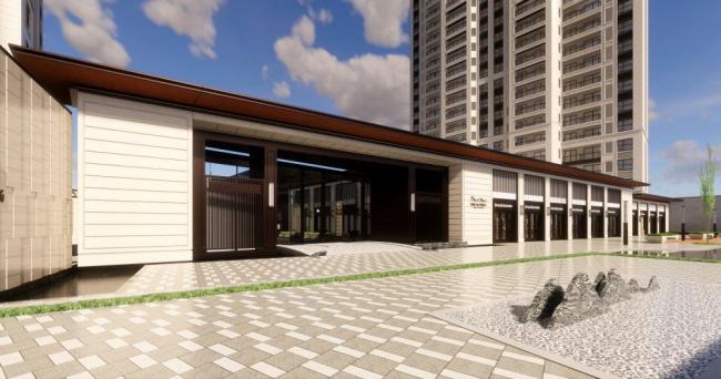 Modern High-Rise Office Building Model in SketchUp