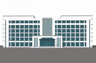 Multi-Story Office Building Model in New Huizhou Style Using SketchUp-BIM WORLD