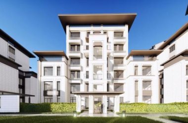 Multi-Story Residential Architecture in New Chinese Style | SketchUp Model-BIM WORLD