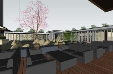 SketchUp Business Model: Modern Multi-Story Clubhouse and Commercial Building Design-BIM WORLD