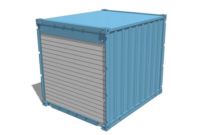 Exploring Container Architecture with SketchUp Material Models
