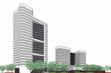 Modern Multi-Story High-Rise Hotel and Office Building SketchUp Model-BIM WORLD