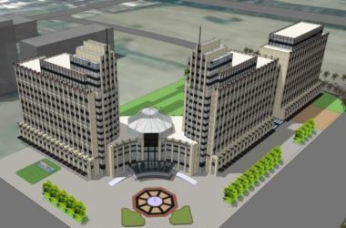 Modern Multi-Story Twin Hotel Model | Urban Mixed-Use High-Rise Design in SketchUp-BIM WORLD