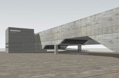 Victoria Harbour Art Museum: Modern Multi-Story Cultural Center and Exhibition Hall in SketchUp-BIM WORLD