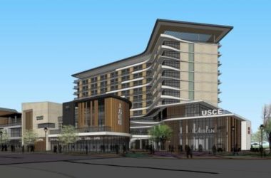 SketchUp Business Model: Multi-Story Commercial Street in Modern Chinese Style-BIM WORLD