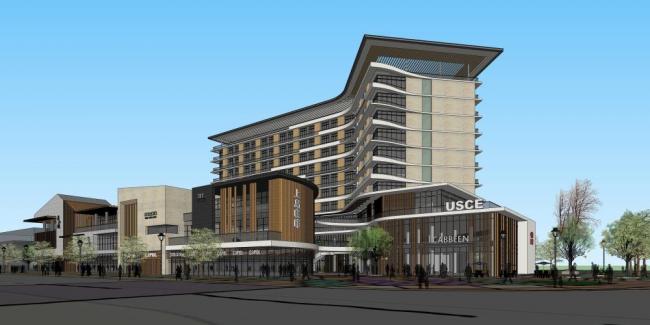 SketchUp Business Model: Multi-Story Commercial Street in Modern Chinese Style
