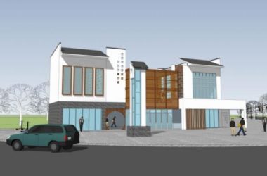 SketchUp Business Model: Multi-Story Clubhouse and Commercial Building in Contemporary Chinese Style-BIM WORLD