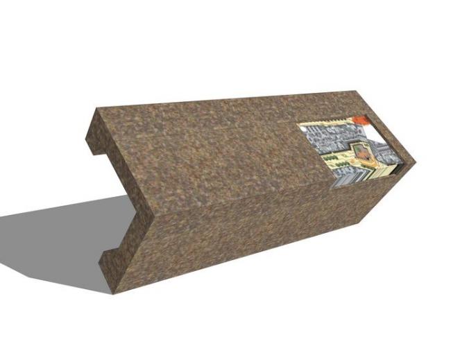 Modern SketchUp Material Models for Signage and Wayfinding Components