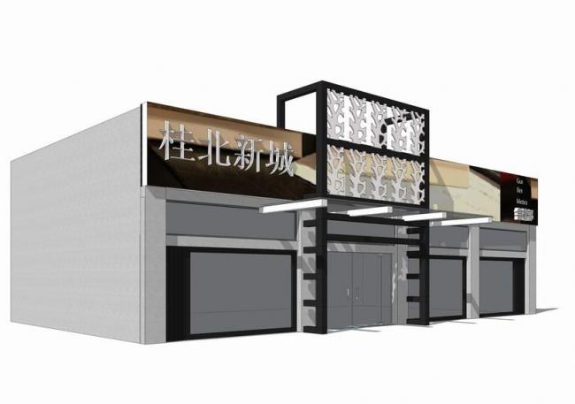 SketchUp Business Model: Modern Storefront Renovation and Commercial Design Solutions