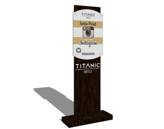 Modern SketchUp Materials for Signage and Wayfinding Components