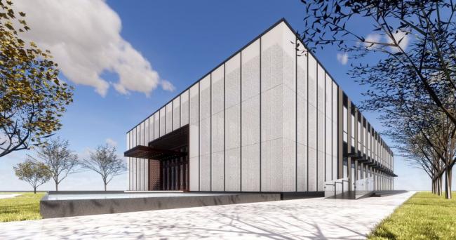 SketchUp Business Model: Multi-Story Sales Office and Modern Commercial Building Design