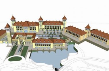 San Cassino Hotel on Qi'ao Island: A Multi-Story Spanish-Style European Resort Model in SketchUp-BIM WORLD
