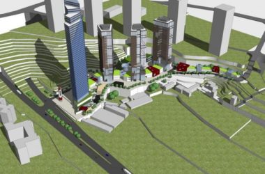 SketchUp Complex Model: Modern Super High-Rise with Commercial Podium, Office Hotel, and Apartments-BIM WORLD
