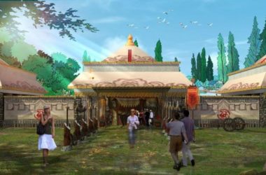 SketchUp Model of Ancient Architecture | Classical Style Landscape Design-BIM WORLD