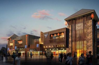 SketchUp Business Model: Designing Multi-Story Commercial Buildings with Chinese Architectural Style-BIM WORLD