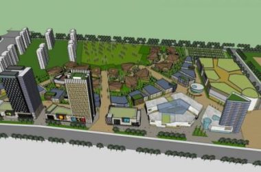 Modern High-Rise Commercial Complex with Hotel, Offices, and Podium | SketchUp Model-BIM WORLD