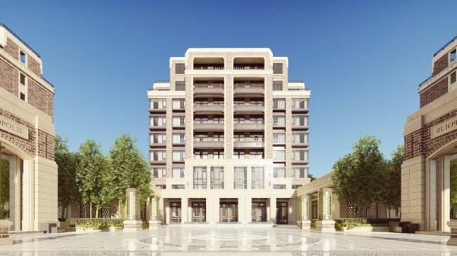 Neoclassical Small High-Rise Office Building SketchUp Model