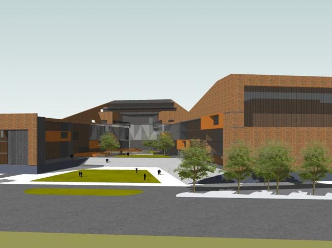Modern Multi-Story School Campus Design | SketchUp Educational Building Model