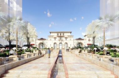 SketchUp Landscape Design: Classical Mediterranean Community Entrance-BIM WORLD