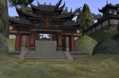 SketchUp Model of Ancient Multi-Story Chinese Architecture for Game Scenes-BIM WORLD